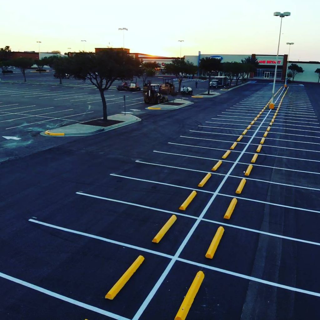 parking lot striping
